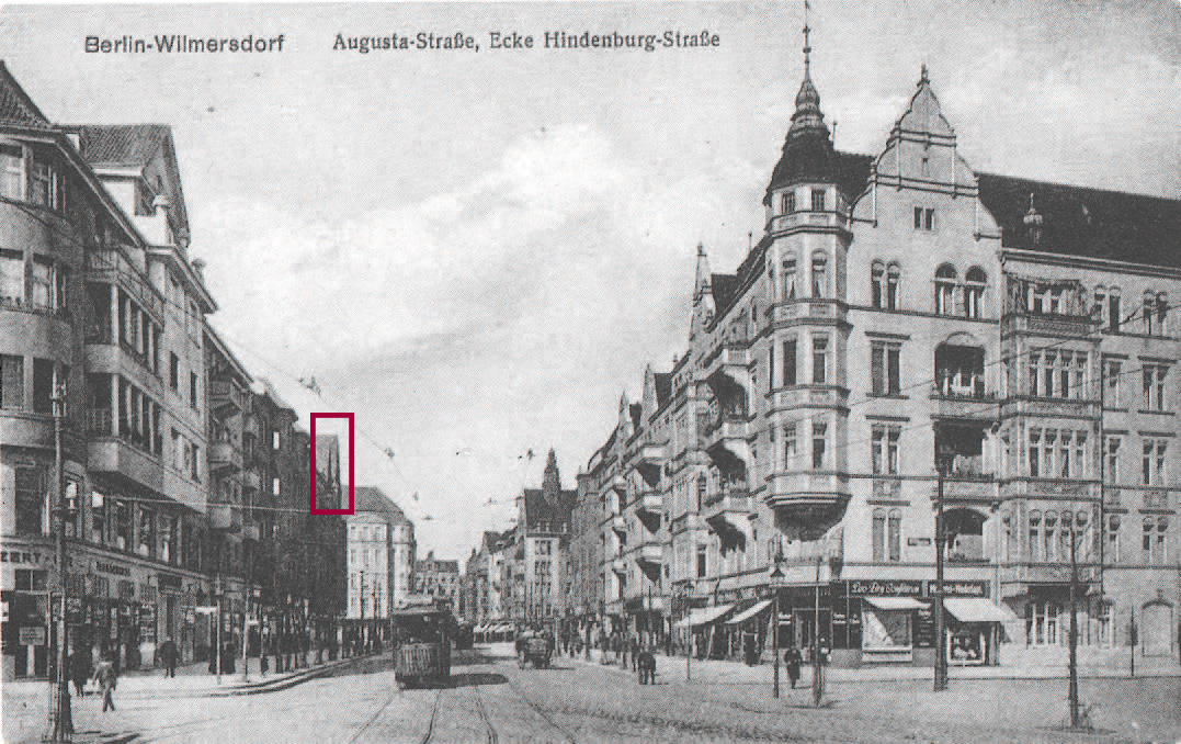 Blick in die nördliche Blisse um 1910