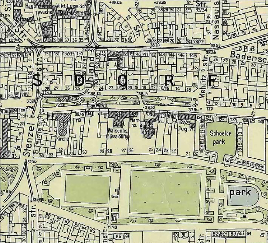Stadtplan 30er Jahre